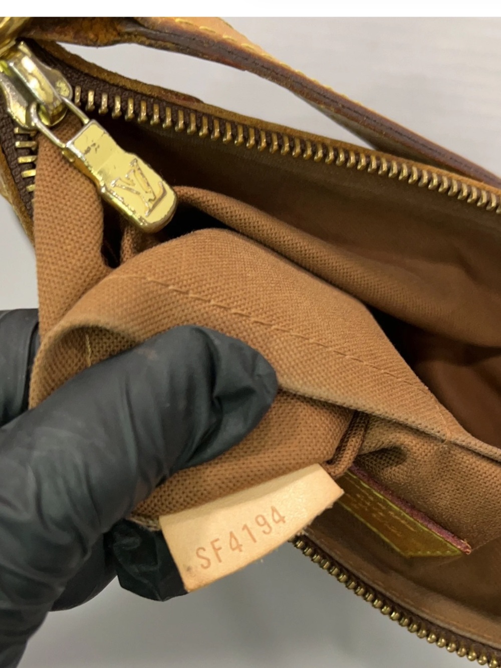 Louis Vuitton Odeon PM Monogram Crossbody Bag in Brown and Tan - Picture 5 of 11